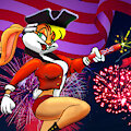 Dos Coyotes; Yankee Doodle Fanny by mreiof