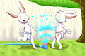 sprinkler fun by ConejoBlanco