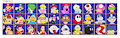 Mario Party Roster Concept - Character Roster by Minochu96