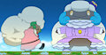 Two rampagious Whimsicott: Minsy and Syvinne!