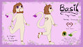 Ref Sheet - Basil the Smeargle by Haika98
