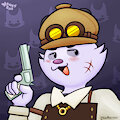 Icon commission for @morganafucker.bsky.social by honeybud
