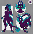Purple Aquatic Dragon Adopt-OPEN