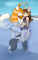 Playtime at the Pool (STORY + Vote for the next pic!) by NinAmber