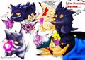 Doodle of Gengar!! by InjuredWolf