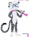 Natasha The Snow Leopard [SaberTooth3] by MangledTheArcticWolf