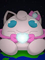 A large puffy jigglypuff ballon.