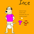 Ince the Puppy Ref Sheet by PuffyTail33
