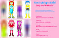 June/July Sonic Adopts Sale! $30USD Each! by MelSky