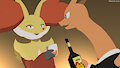 Charizard & Delphox by WinickLim