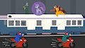 Train drive by by XadaCZ