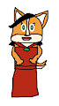 Fancy Corgi Girl