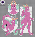 Bubble Gum Aquatic Dragon Adopt-OPEN