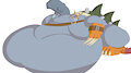Big Zudomon Digimon 4 of 4 by KingBigWolf