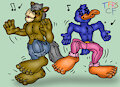 Doin Da Woof Woof by TheRedSkunk