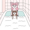 bath with mommy by kittydeer