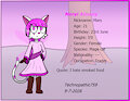 Character card-- Meryl Almany by Netherkitty