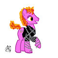 Flaming Hot - Ghost Pony by BoneMaskArts