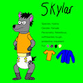 Skylar the Hyena Ref Sheet by PuffyTail33