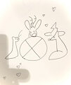 WIP comfort art of Sherbet, Petal and Curio by BuddyUnicorn777