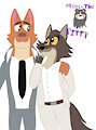 Shipuary 2026 Day 15: Gender Swap Mr. Wolf x Diane Foxington