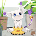 Gatomon Collab by BiteSizedCookie