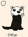 Sea Otter (The Wild Robot) in AngesSZ's Animal Alphabet Cards