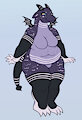 Thigh High Sock Dragon by dugupworm