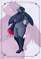 Poke fusion loppuny+ mega absol Z by Acuagosh
