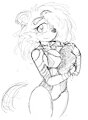 Edolie - World Otter Day Sketch by ChthonicDelirium