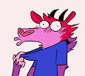 Flustered Monty by MontyOpossumDragon