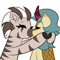 [Animated] Mare-Loving-Mare Mom Makeout