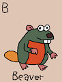 Gnawty in AngesSZ's Animal Alphabet Cards by NickJrBunniesFan