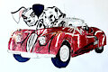 Patch Dalmatian and XK 120 in the Koikeverse by Ghostpony126