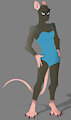 Ferin in swimsuit by darkbunny666