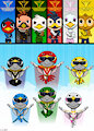 HTF Choujin Sentai Jetman/Power Rangers: Sky Warriors by SkullKingFox