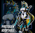 [ADOPTABLE] / Excalibur Illusionist Protogen by Serandres