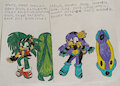 Riders Manic and Mina by PrincessShannon