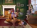 Winter Warmth by Dravenwolfdog by Nesil