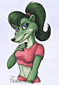 Art Fight Revenge - Wendy Weasel by KendraEevee