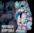 [ADOPTABLE] / Astral Flame Protogen by Serandres