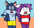 Fifi and Furrball Hanging Out At The Beach