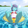 A Nice Summer View: YCH completed images by RisingDragon