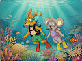 Shifty Dingo and Nutsy Koala Scubba Diving by JeffJMarks1996