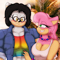 SilAtrice: Prideful Beach Walk by Silverfantastic