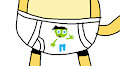 Nature Cat's Underwear with Dash