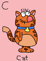 Tanya Cat in AngesSZ's Animal Alphabet Cards