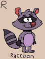 Raccoon (Nature Cat) 2 in AngesSZ's Animal Alphabet Cards by NickJrBunniesFan
