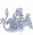 Sketch Commission: Alien fluff