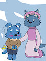 Wolf Kid and His Mother by Bali0004